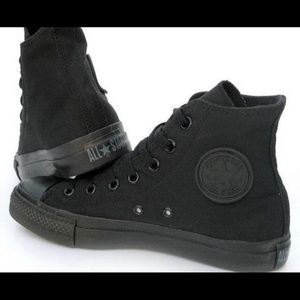 Converse Rare All-Black High Tops
